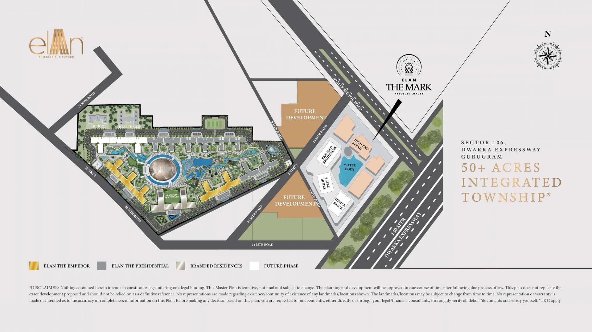Elan The Emperor - Comprehensive Master Plan Layout