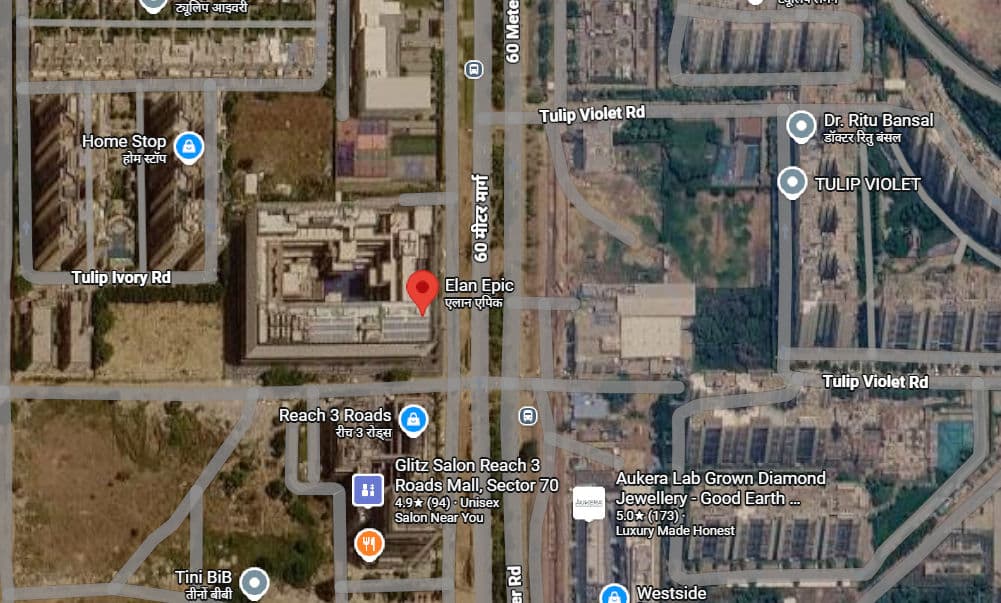Elan Epic - Location Map & Connectivity Plan