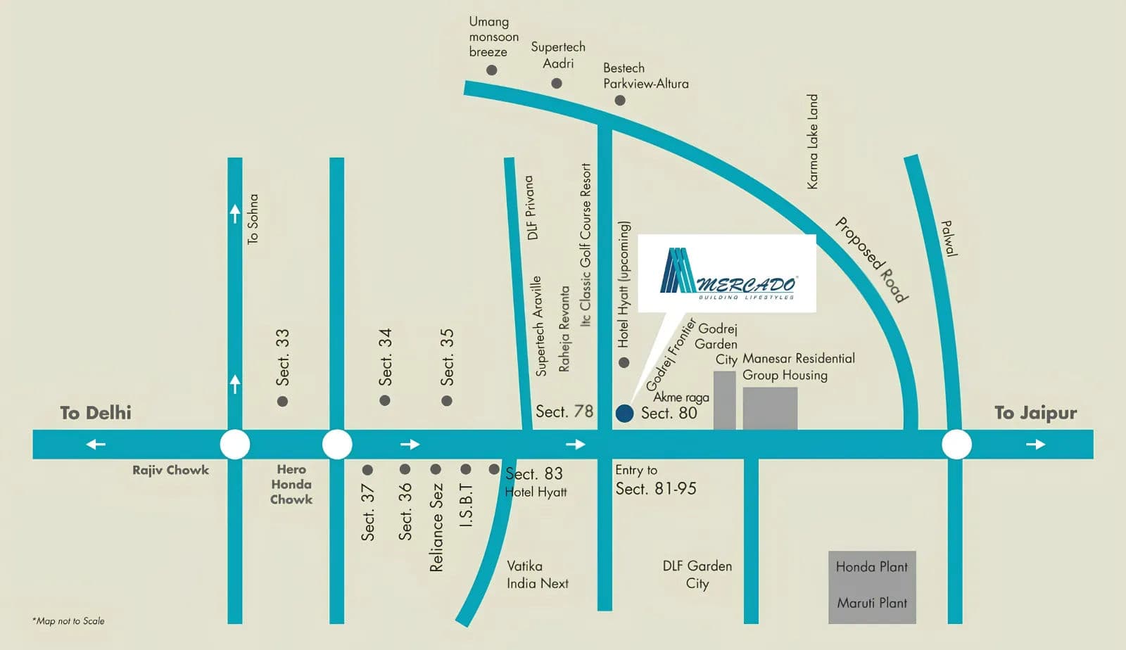 Elan Mercado - Location Map & Connectivity Plan