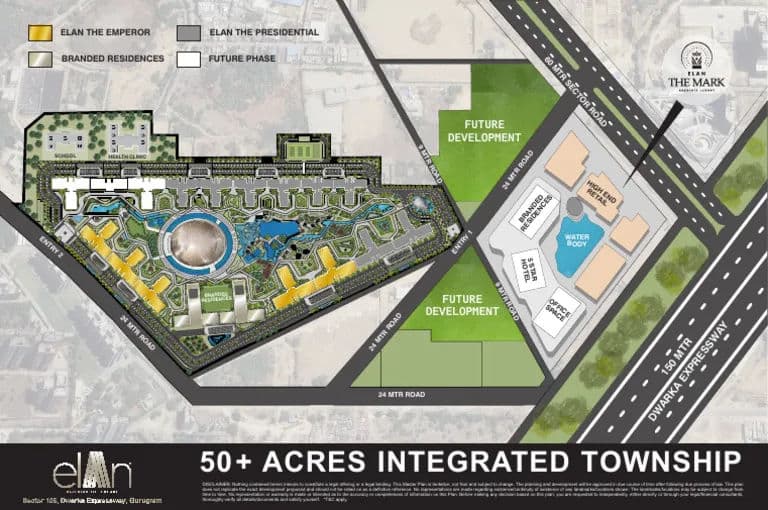 Elan The Presidential - Comprehensive Master Plan Layout